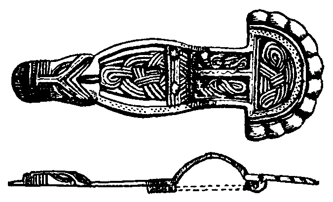 Fig. 13.--Fibula of the Frankish period.