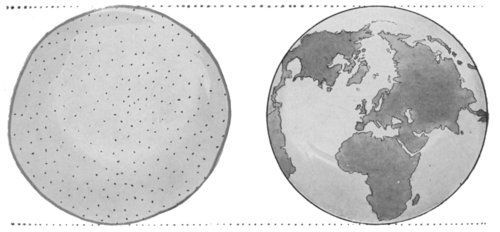 THE RELATIVE SIZES OF ATOMS AND ELECTRONS